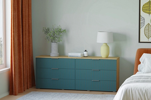 Комод Салерно 6 Аквамарин - фото 1