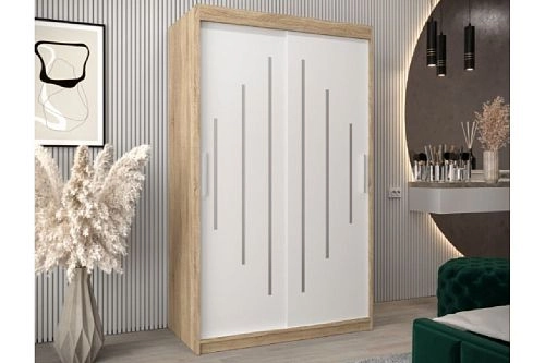 Шкаф-купе Валмиера-2 NEW Дуб сонома/Белый - фото 1