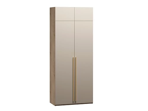 Шкаф распашной Лорена Хит-2 с антресолью Сатин - фото 2