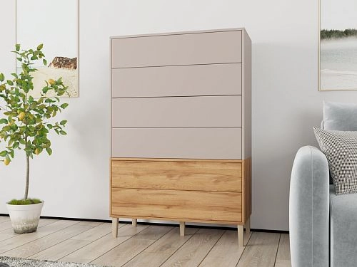 Комод Скарлет-10 Дуб Золотистый - фото 1