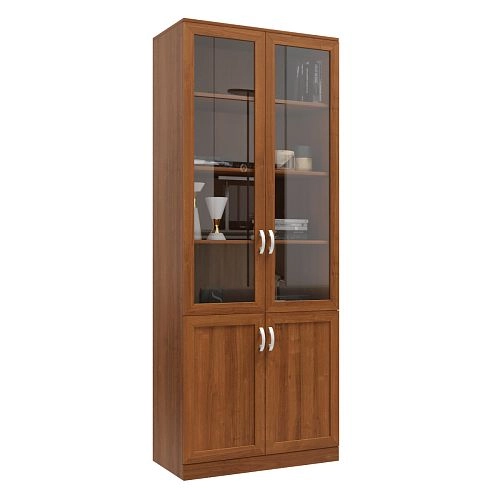 Книжный шкаф Библиограф 2.3 Квадро Орех Экко - фото 3