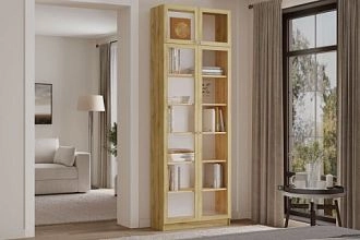 для книг Билли с антресолью-20 Дуб Золотистый