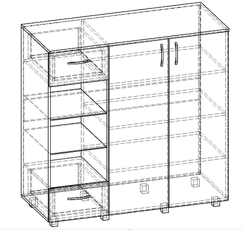 Комод Нюанс-7 - фото 2