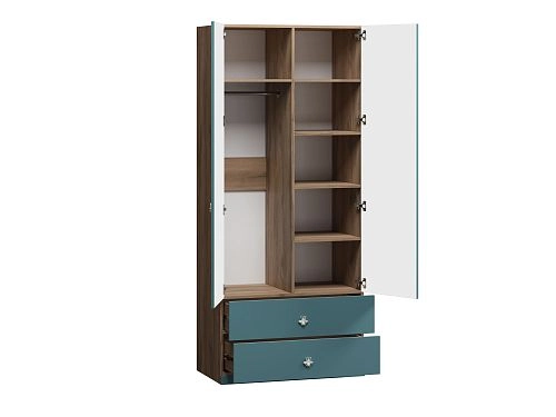 Шкаф распашной Скарабей-2.2 Аквамарин - фото 5