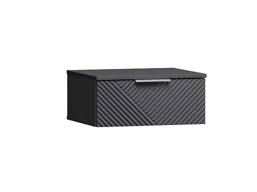 Тумба прикроватная подвесная Салерно NEW 1 Графит - фото 2