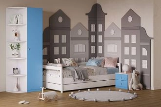 детская Банни-2 Пастельно-Синий