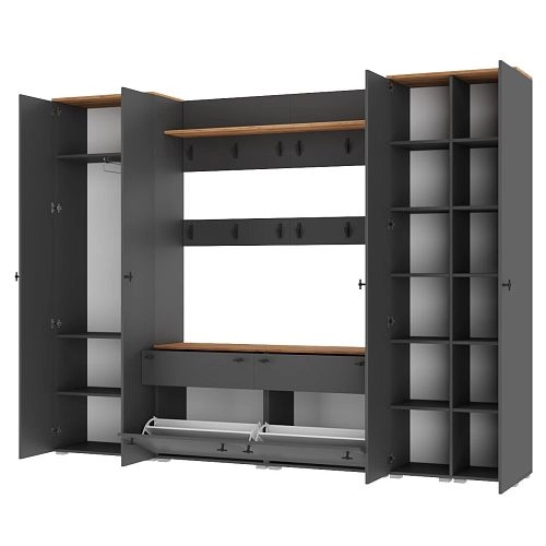 Прихожая Квели 11 Графит - фото 4