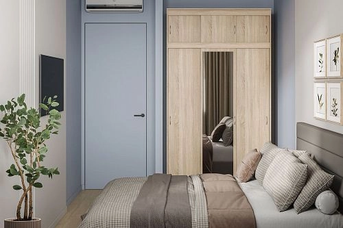 Шкаф-купе Миллениум-3 с антресолью Дуб Сонома - фото 1