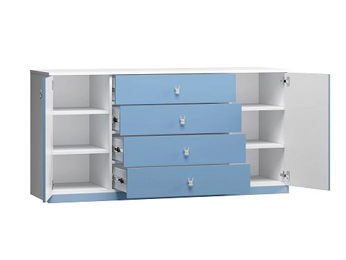 Комод Банни-3 Пастельно-Синий - фото 5