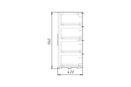 Комод Тоди-4 Графит - фото 5