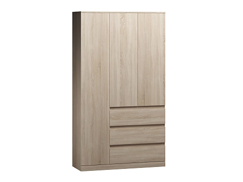 Шкаф распашной Стефани Мальм-3 Дуб Сонома - фото 2