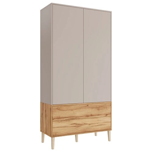 Шкаф распашной Скарлет-12 Дуб Золотистый - фото 3