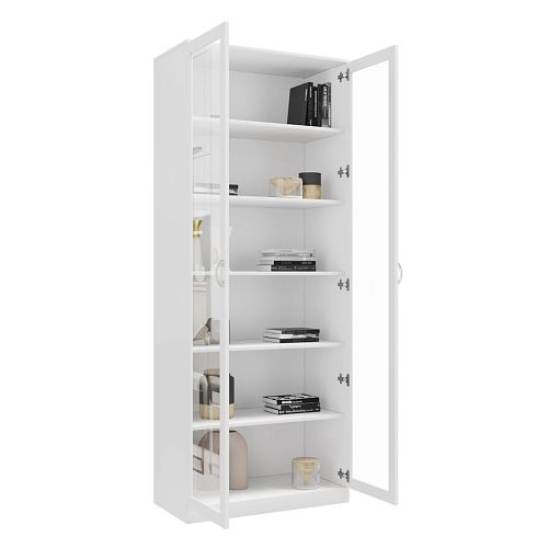 Книжный шкаф Библиограф 2.1 Квадро Белый - фото 2