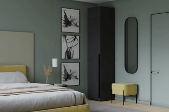 Лорена Пакс-1 с антресолью Черный