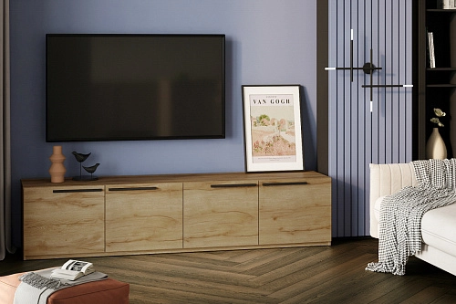 ТВ тумба Лорена Пакс-1 Дуб Золотистый - фото 1