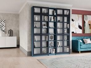 Шкаф для книг Билли ьмин 32 Деним супер софт