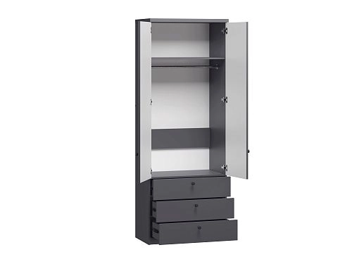 Шкаф распашной София РАХ-18 МДФ Графит - фото 4