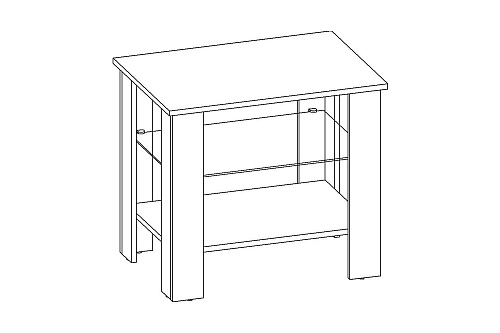 Журнальный стол Джокер-4 СЖ.004.680-00 - фото 2