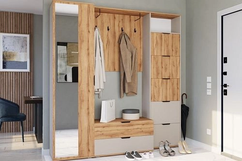 Прихожая Санти 3 Кашемир - фото 1