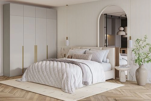 Шкаф распашной Лорена Бест-4 с антресолью Кашемир - фото 1