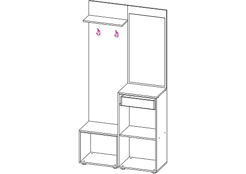 Прихожая Мебелинк 400-04 - фото 2