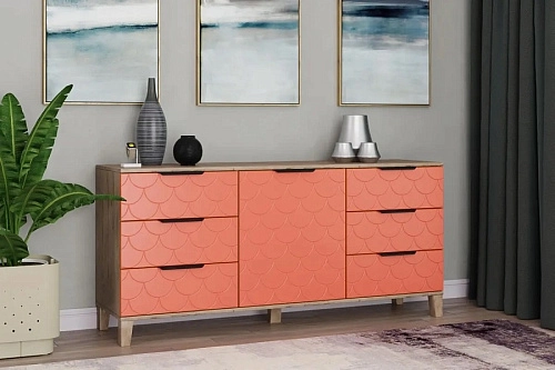 Комод Йорк-2 Коралл - фото 1