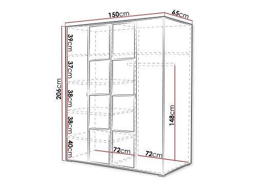 Шкаф распашной Витербо-2 - фото 4