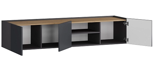 Стенка Сия-2 Графит - фото 3