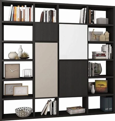 Стеллаж Куб-3 Венге Кашемир Белый МДФ - фото 1