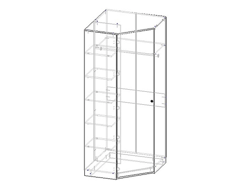 Шкаф угловой Колорадо - фото 3