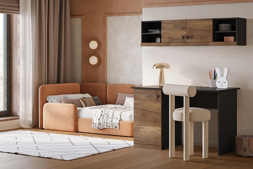 Стенка детская Банни-12 Дуб Мореный - фото 1