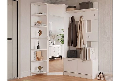 Прихожая Ольга-16 Белый - фото 1