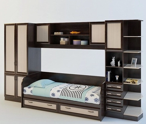 Стенка детская Белоснежка ВМ - 4 - фото 1