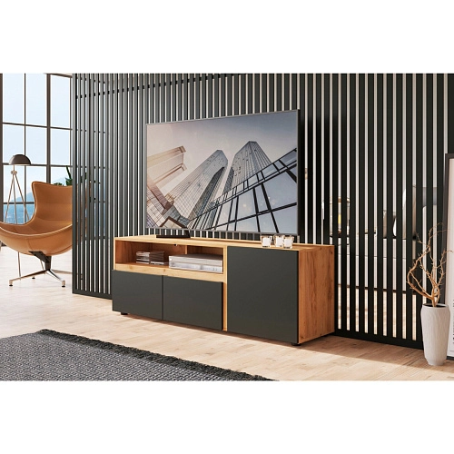 ТВ тумба Моронго-2 Черный - фото 1