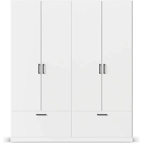 Шкаф распашной Бари-3 Белый - фото 3