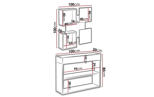 Прихожая Астория-4 Черный - фото 2