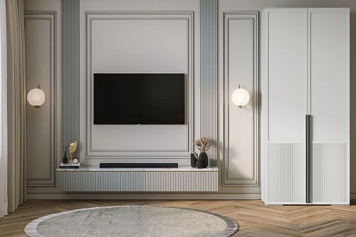 Шкаф распашной Телфорд-2 Белый - фото 1