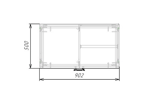 Шкаф распашной Техас-1 МДФ - фото 6
