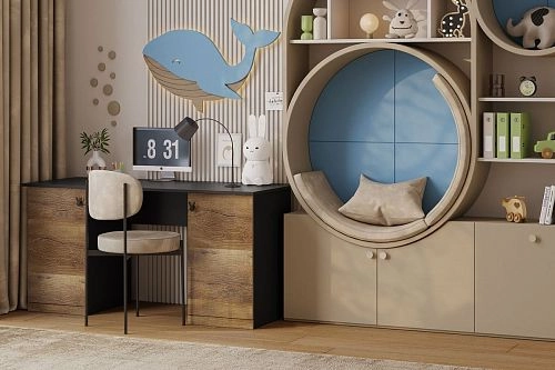 Письменный стол Банни-4 Дуб Мореный - фото 1