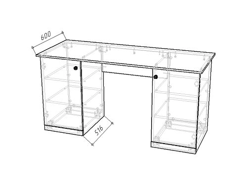 Стенка детская Стрекоза Mini-10 Белый - фото 7