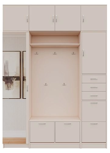 Прихожая Ольга-8 с антресолями Кашемир - фото 3