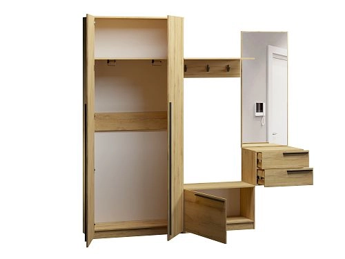 Прихожая Лорена Пакс-5 Дуб Золотистый - фото 3