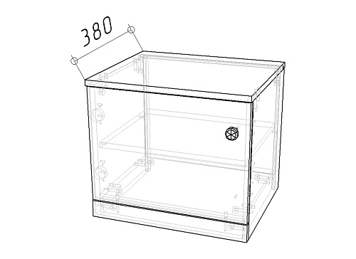 Стенка детская Банни-1 Черный Агат - фото 6