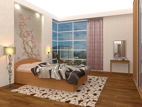 Кровать Ольга, ширина-90 - фото 2