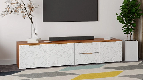 ТВ тумба Асти-2 Белый - фото 1