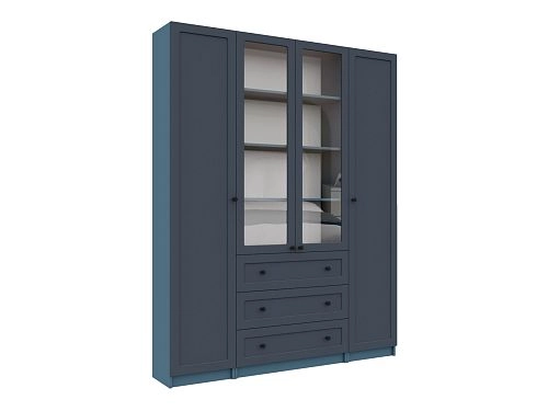 Шкаф для книг Билли Стольмин 45 Деним супер софт - фото 3