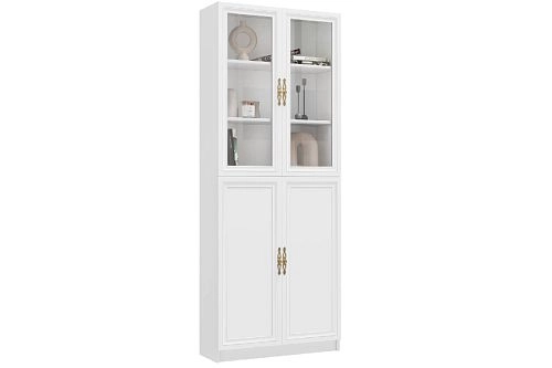 Книжный шкаф Карлос-030 Белый - фото 1