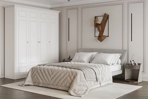 Шкаф распашной Классика Люкс-4.10 МДФ - фото 1