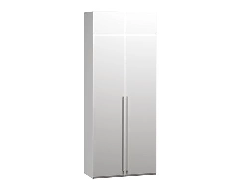 Шкаф распашной Лорена Бест-2 с антресолью Белый - фото 2