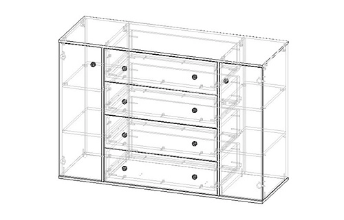 Комод Колорадо-2 МДФ - фото 3